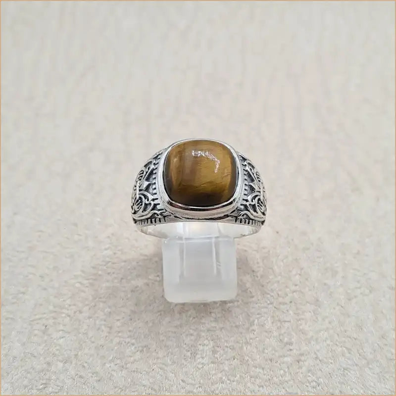 Bague oeil de tigre "RI1219.OT"