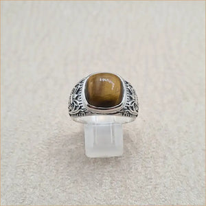 Bague oeil de tigre "RI1219.OT"