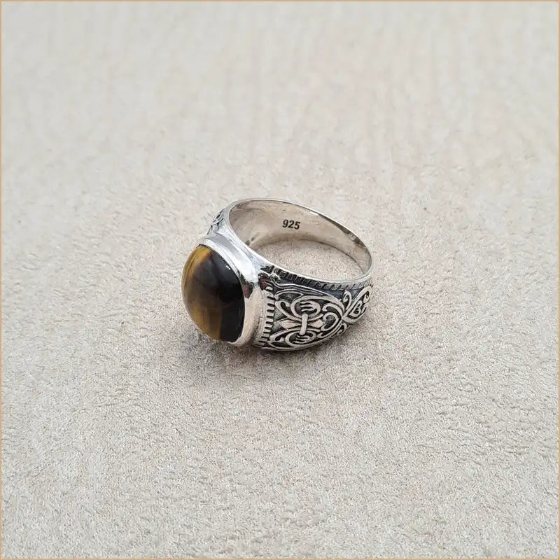 Bague oeil de tigre "RI1219.OT"