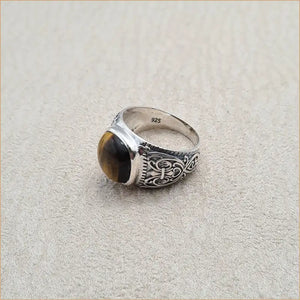 Bague oeil de tigre "RI1219.OT"