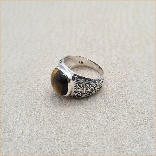 Bague oeil de tigre "RI1219.OT"