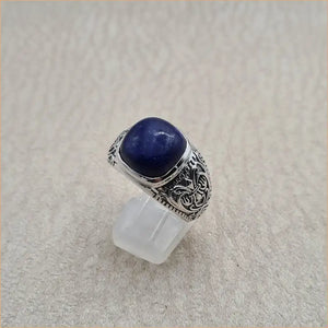 Bague lapis lazuli homme "RI1219.Z"