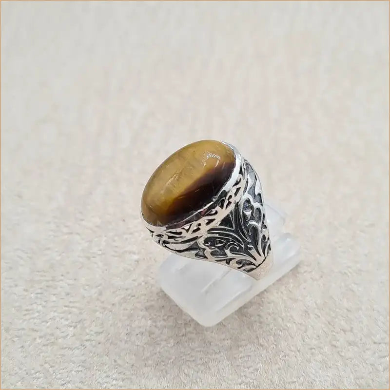 Bague oeil de tigre "RI1220.OT"