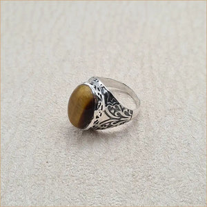 Bague oeil de tigre "RI1220.OT"