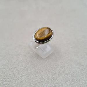 Bague œil de tigre ovale "RI1271.OT"
