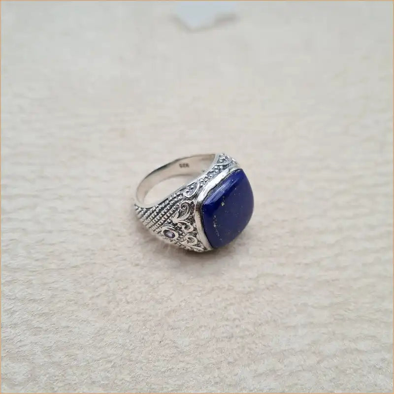 Bague lapis lazuli "RI1323.Z"