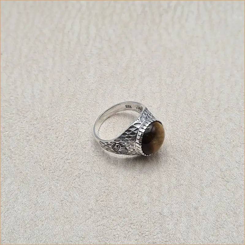 Bague oeil de tigre "RI1326.OT"