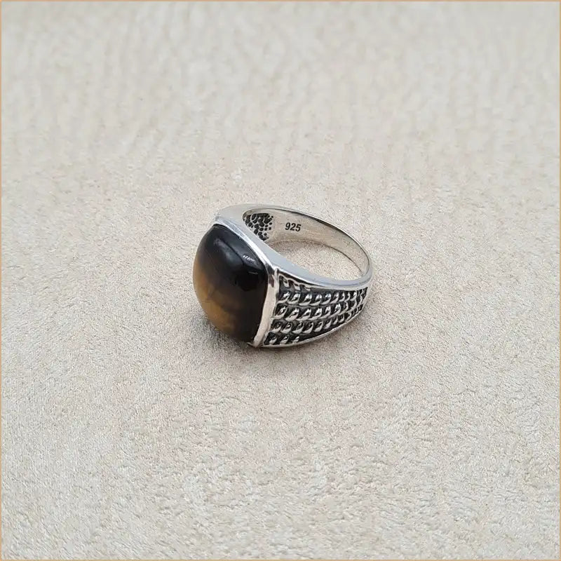 Bague oeil de tigre "RI1334.OT"
