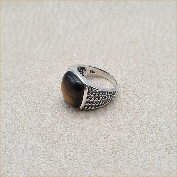 Bague oeil de tigre "RI1334.OT"