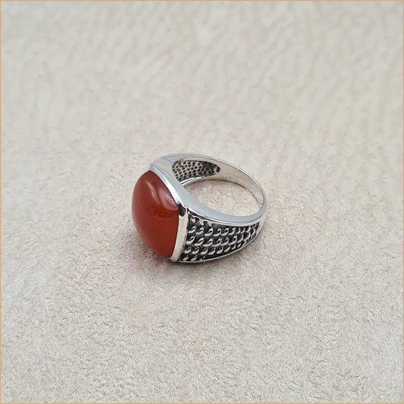 Bague cornaline "RI1334.CO"