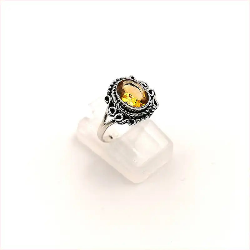Bague citrine "RI1076.C"