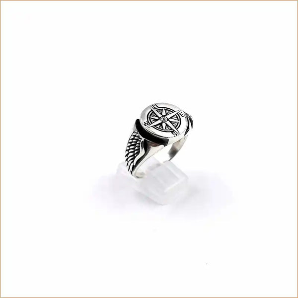 Bague rose des vents argent 925 " RM1021 "