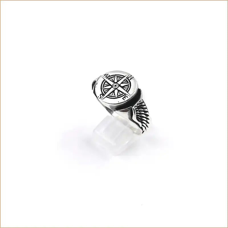 Bague rose des vents argent 925 " RM1021 "