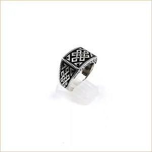 Bague chevalière celtique en argent 925 "RM1023"