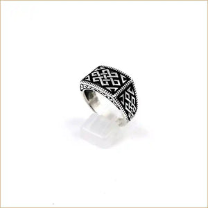 Bague chevalière celtique en argent 925 "RM1023"