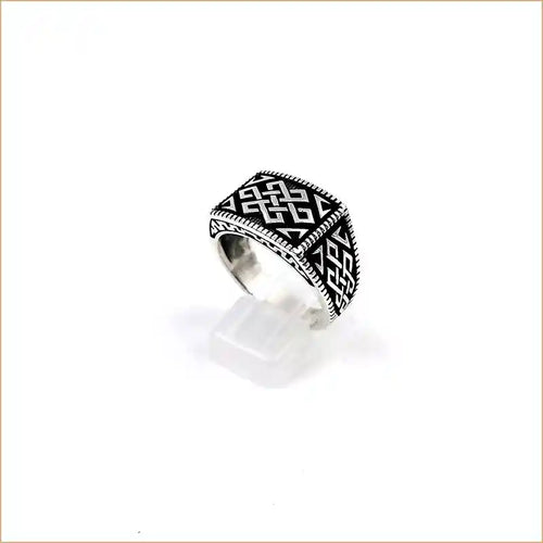 Bague chevalière celtique en argent 925 "RM1023"
