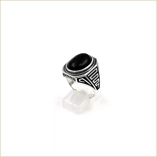 Bague chevalière onyx noir " RM1025 "