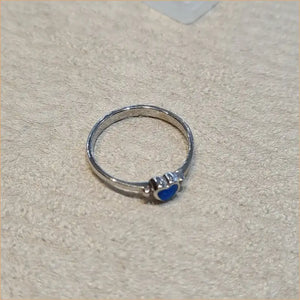 Bague opaline bleue "RO68.B"
