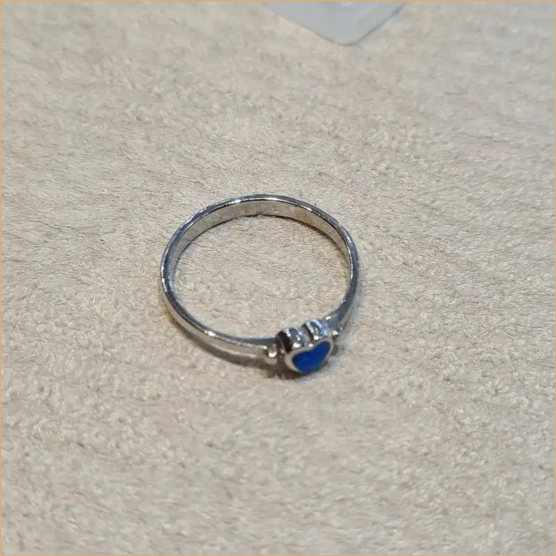 Bague opaline bleue "RO68.B"