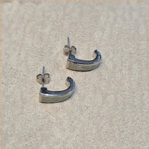 boucles d'oreilles opaline bleue "EO106.B"