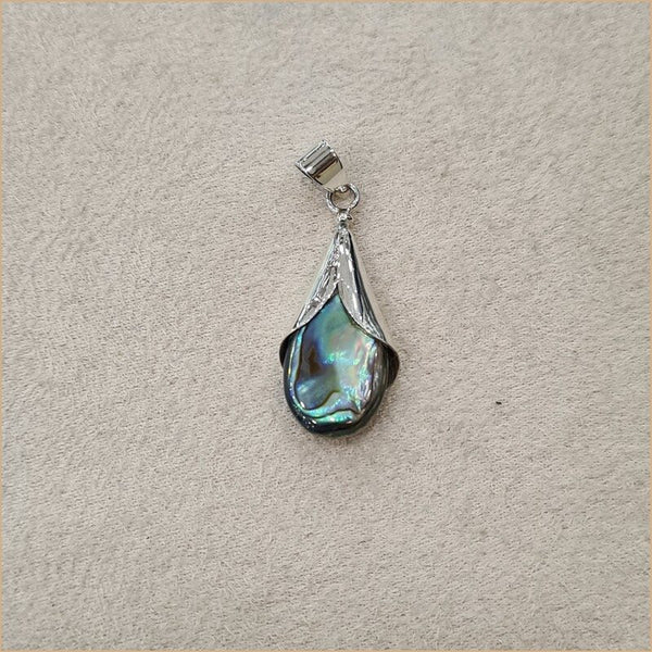 Pendentif en goutte en abalone “PN1082.A”
