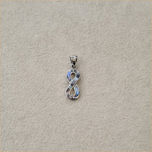 Pendentif infini en abalone "PN1096.A"