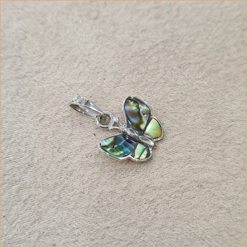 Pendentif papillon en abalone “PN1097.A”