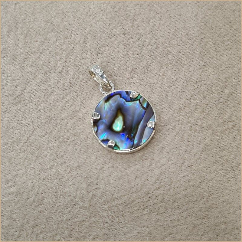 Pendentif en spirale en abalone "PN1099.A"