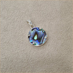 Pendentif en spirale en abalone "PN1099.A"