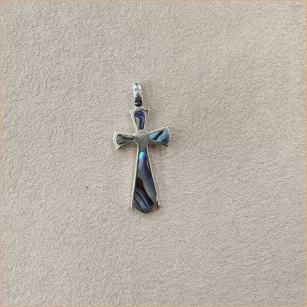 Pendentif croix en abalone “PN1123.A”