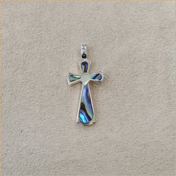 Pendentif croix en abalone “PN1123.A”