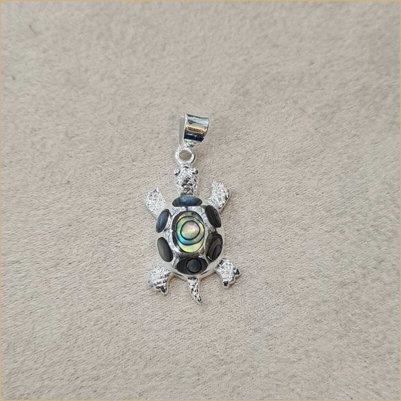 Pendentif tortue en abalone "PN1138.A"