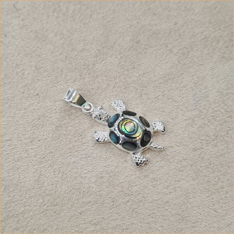 Pendentif tortue en abalone "PN1138.A"