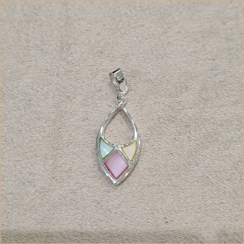 Pendentif en nacre multicolore "PN1144.M"