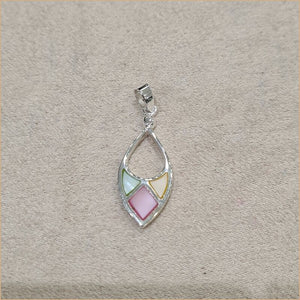 Pendentif en nacre multicolore "PN1144.M"