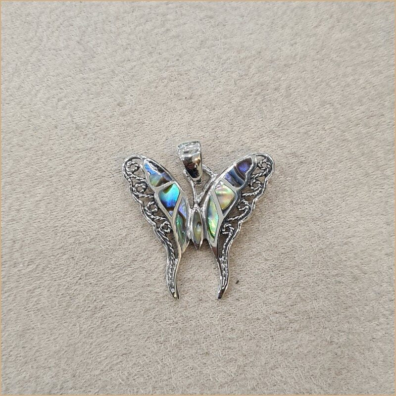 Pendentif papillon en abalone “PN302.A”