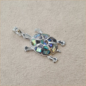 Pendentif tortue en abalone "PN504.A"