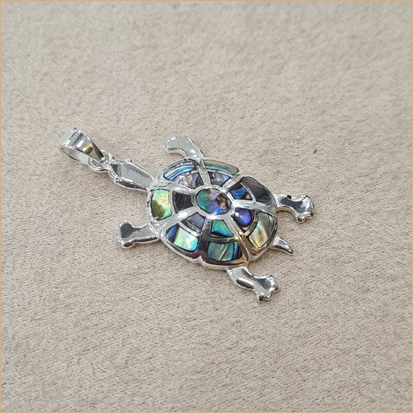 Pendentif tortue en abalone "PN504.A"