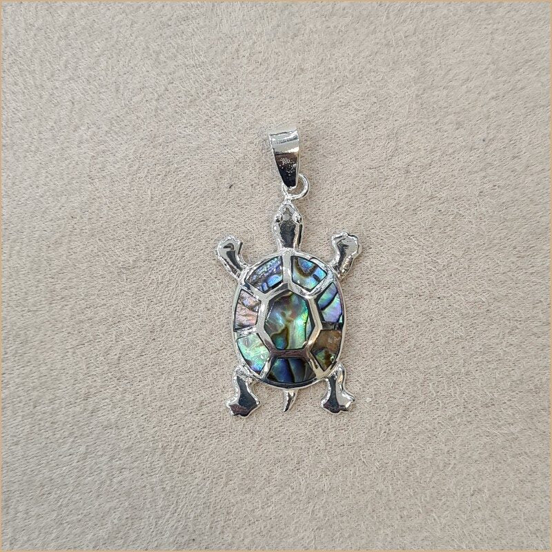 Pendentif tortue en abalone "PN506.A"