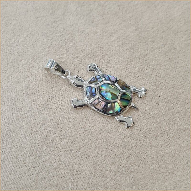 Pendentif tortue en abalone "PN506.A"