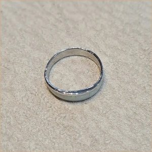 Bague opaline blanche "RO74.W"